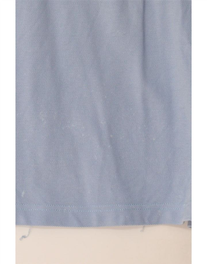 Camisa polo masculina Timberland Regular Fit grande algodão azul