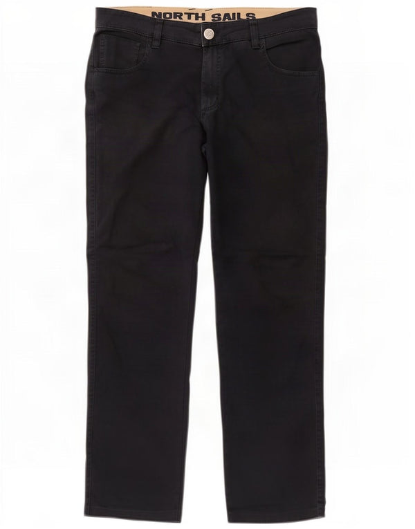 Calça masculina reta casual North Sails IT 50 grande W38 L32 azul marinho