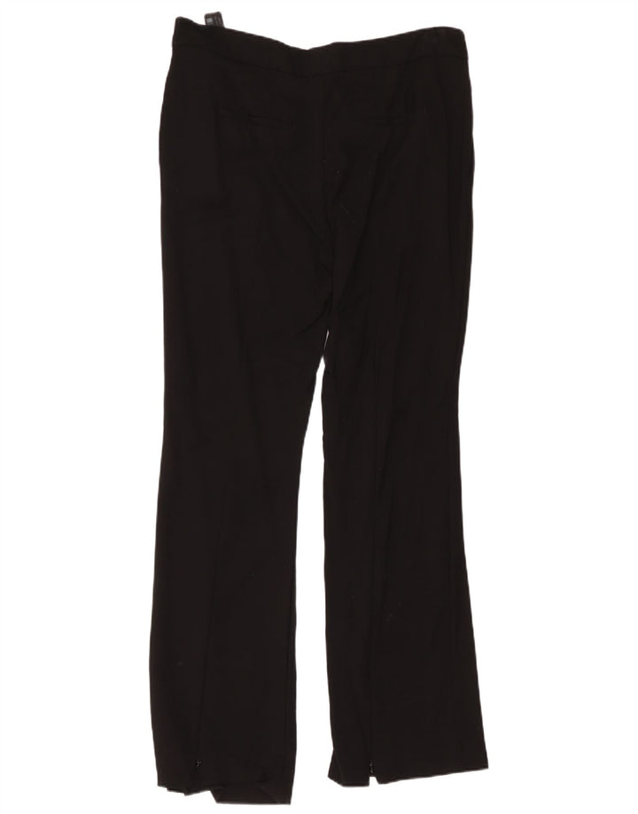 Calça feminina Bootcut Massimo Dutti W34 L32 preta viscose