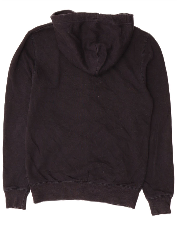 Suéter masculino com capuz e zíper Jack Wills pequeno algodão preto
