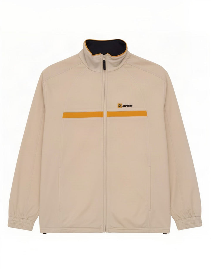 Lotto Mens Treino Top Jacket IT 46/50 Médio Branco Colourblock Poliéster