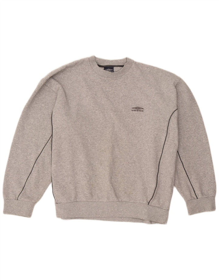 Moletom masculino Umbro Jumper XL cinza algodão