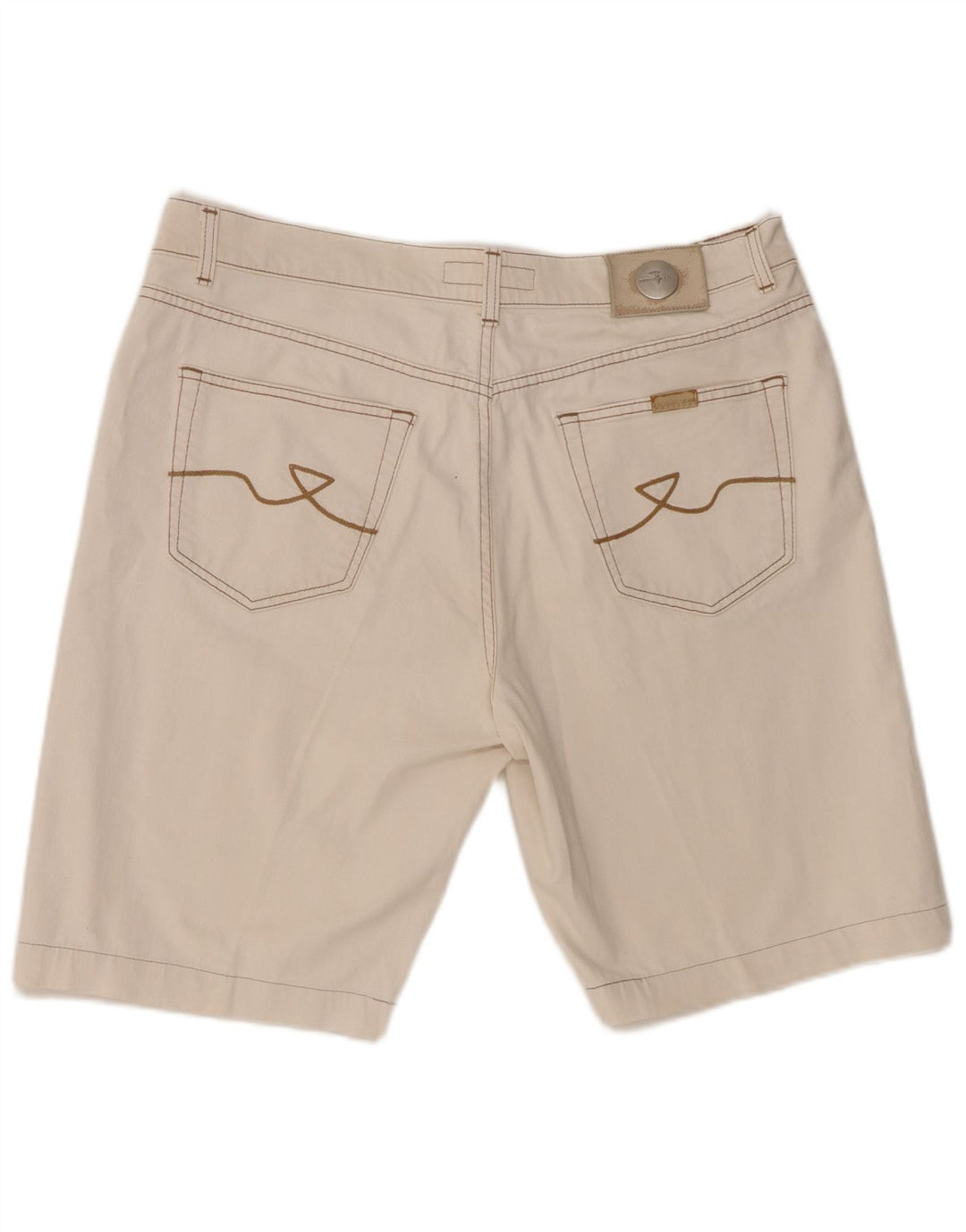 Shorts casuais masculinos TRUSSARDI W38 XL algodão branco