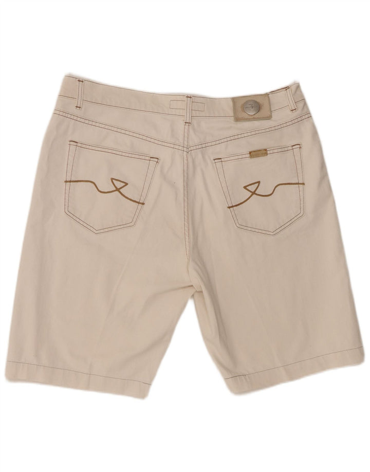 Shorts casuais masculinos TRUSSARDI W38 XL algodão branco