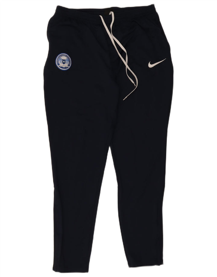 Calça de treino masculina Nike Dri Fit grande poliéster azul marinho