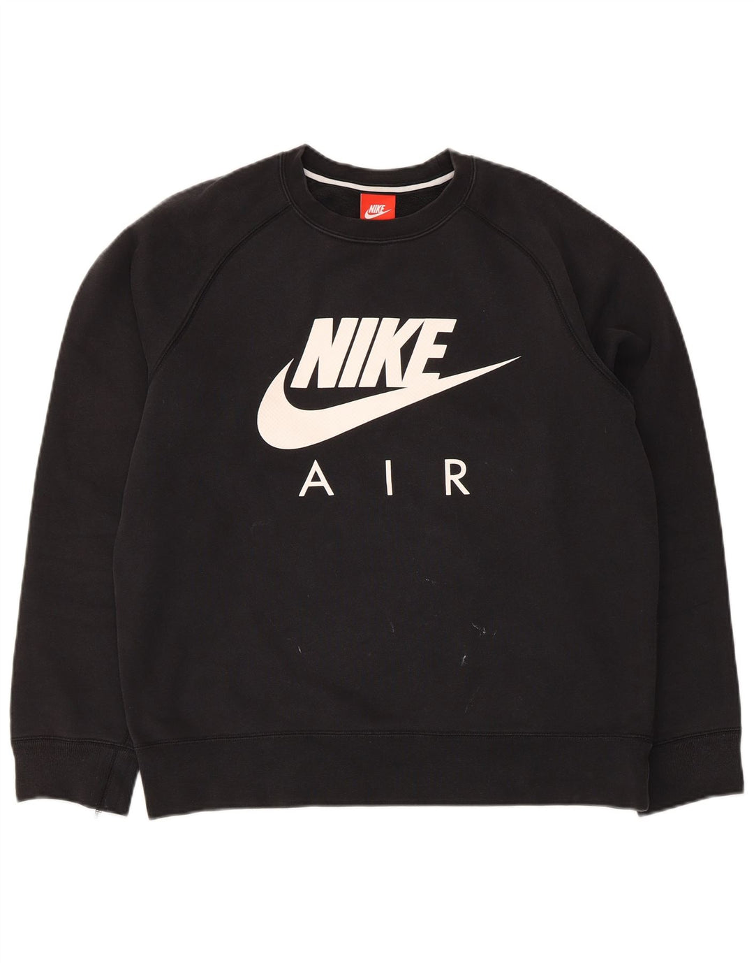 Nike masculino gráfico moletom jumper médio preto