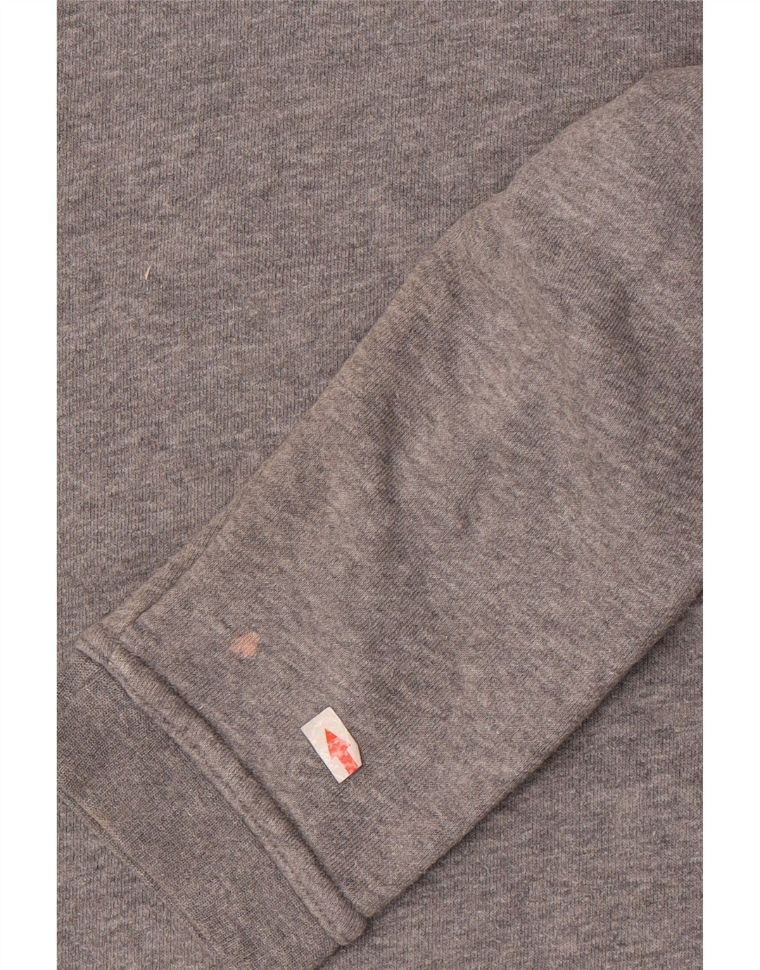 Moletom feminino Nike Graphic Oversized Jumper UK 16 grande algodão cinza