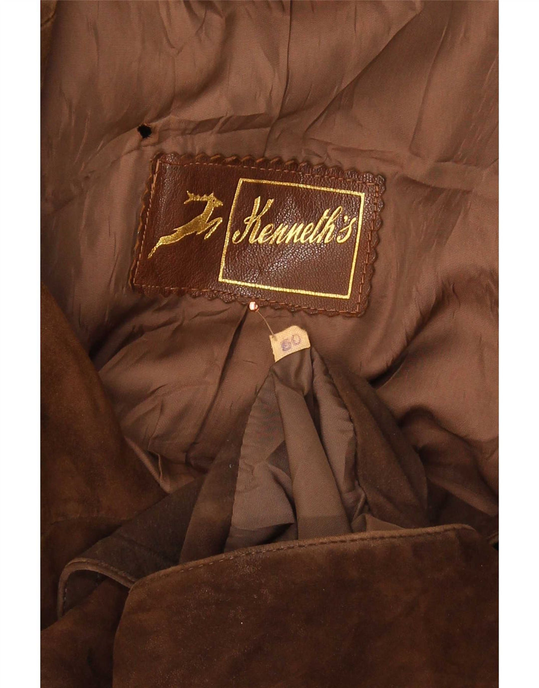 Sobretudo feminino de camurça Kennedy IT 50 XL marrom