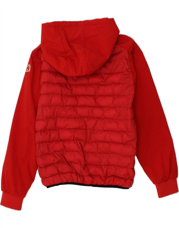 INVICTA Girls Hooded Padded Jacket 13-14 Years Red Polyester Vintage Invicta and Second-Hand Invicta from Messina Hembry 
