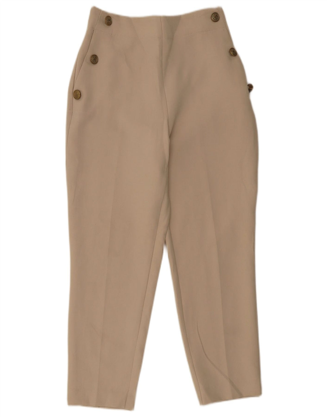 Calça Chino Cônica Feminina Zara Médio W28 L28 Bege