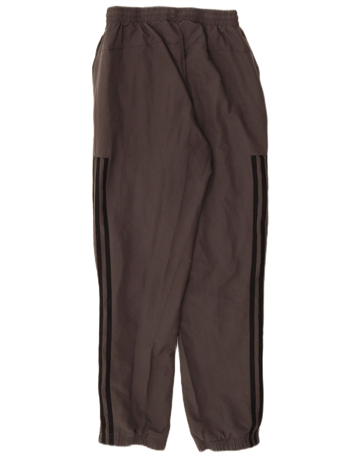 Adidas Mens Calças de treino Joggers Pequeno Poliéster Cinza