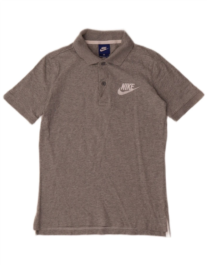 Camisa polo masculina NIKE 10-11 anos cinza médio