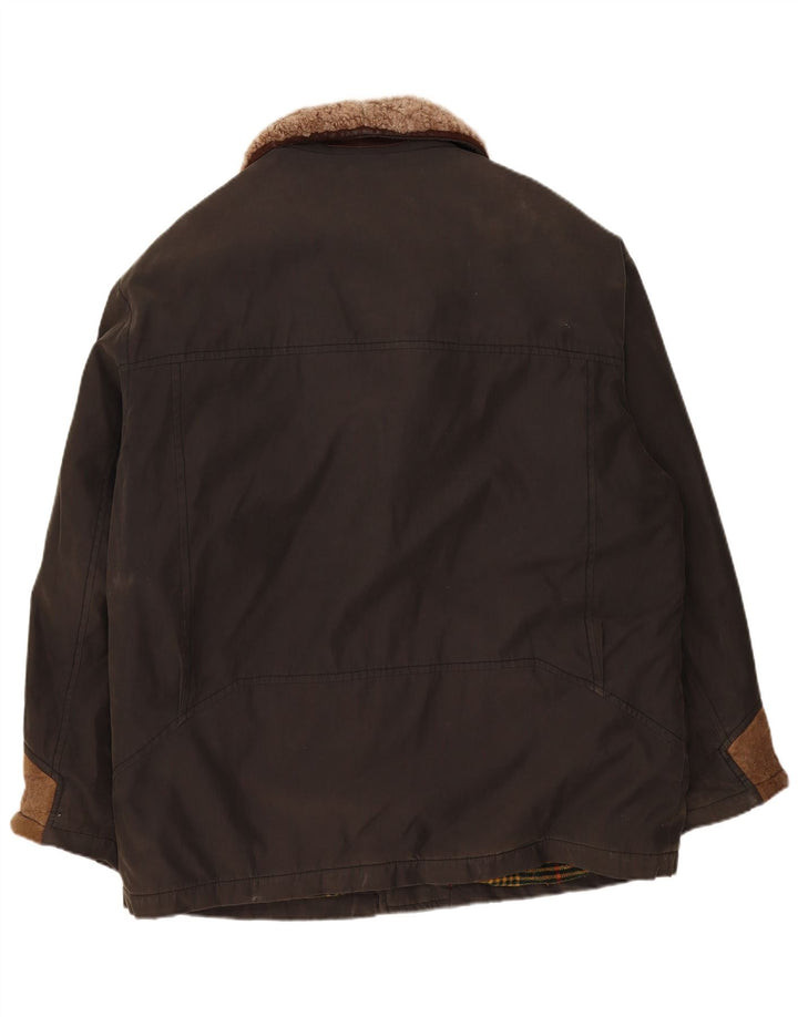 Casaco corta-vento masculino Camel Active IT 56 2XL algodão colorblock cáqui