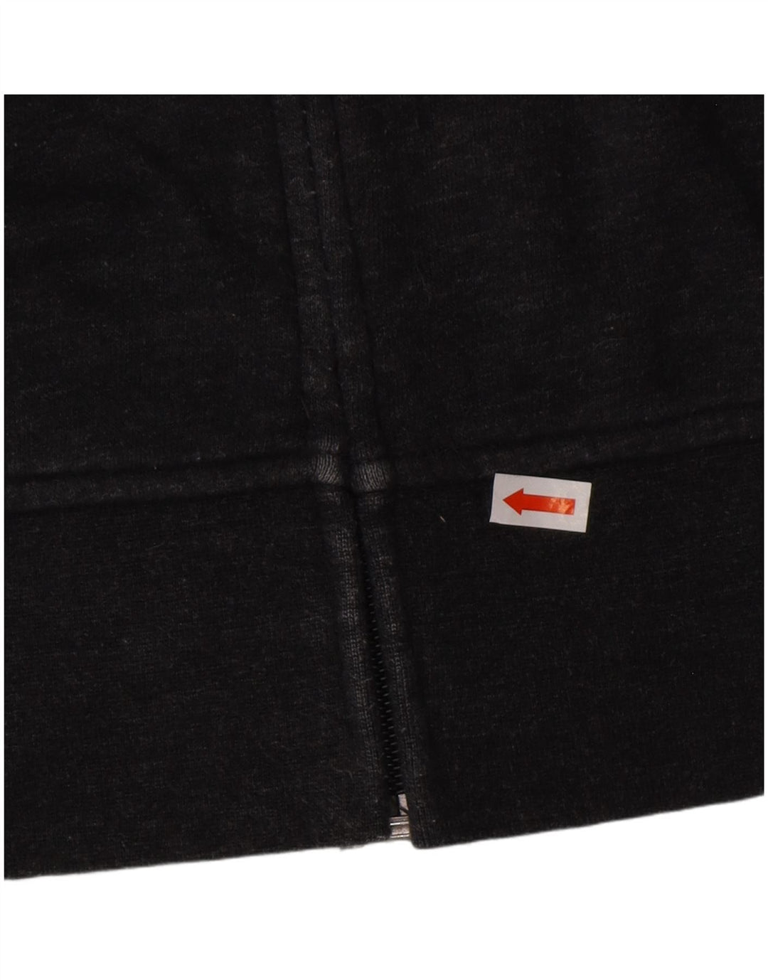 Suéter VANS feminino com capuz e zíper UK 14 cinza médio