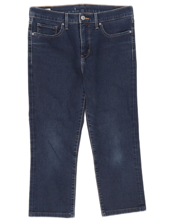 Calça Jeans Capri Feminina Levi's W30 L21 Azul Algodão