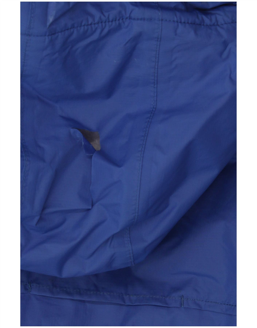 Jaqueta corta-vento com capuz K-Way Boys 11-12 anos azul poliamida