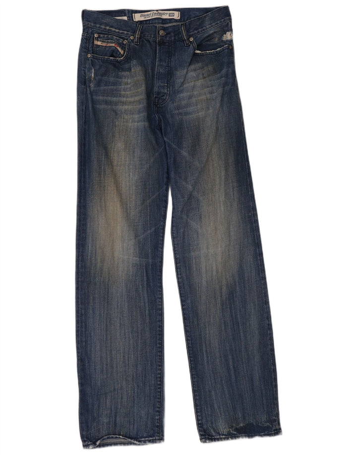 Jeans retos masculinos Diesel W32 L34 algodão azul