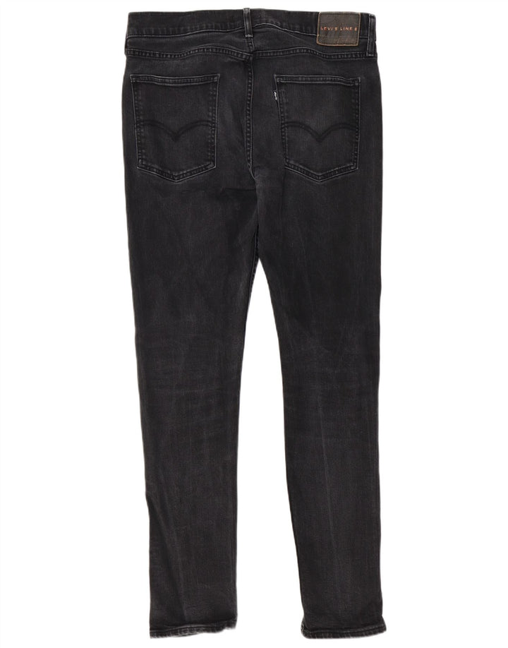 Levi's Mens Jeans Slim W34 L31 Algodão Preto