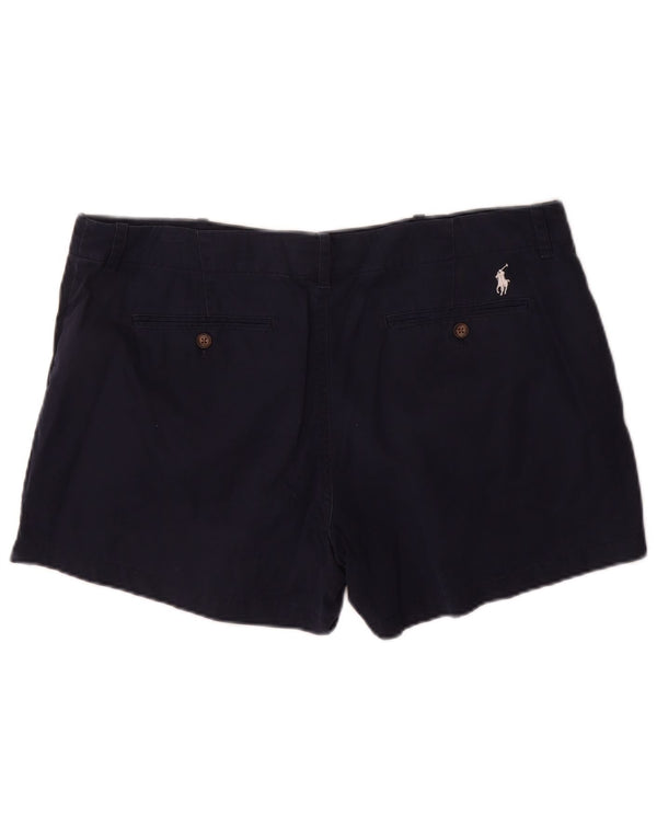 Polo Ralph Lauren Womens Chino Shorts US 14 XL W36 Navy Blue Cotton