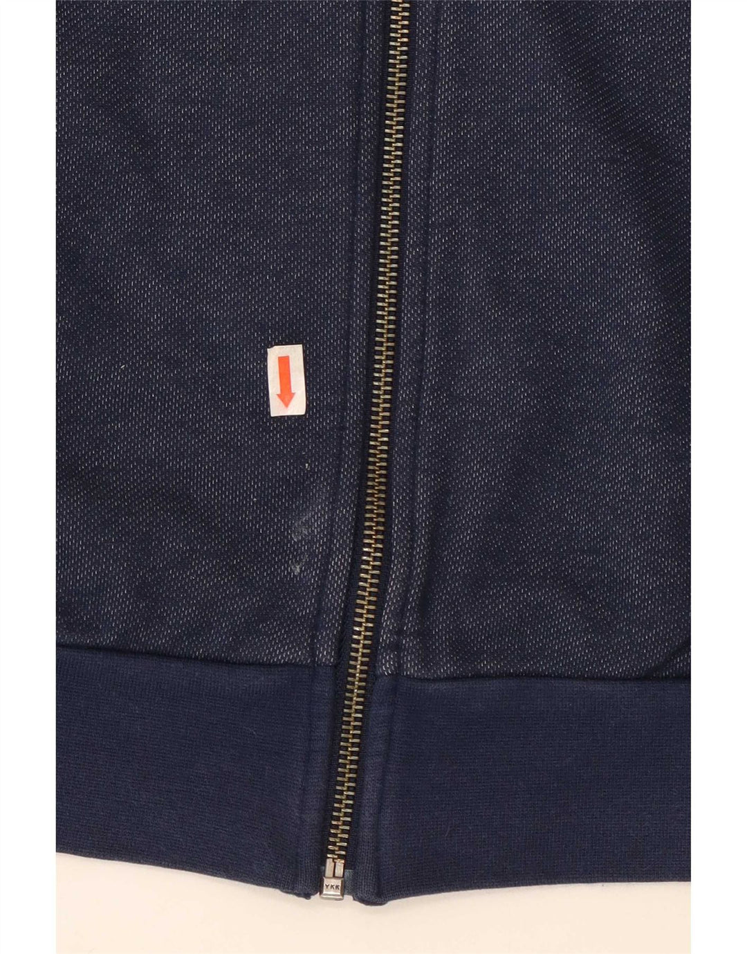 Adidas Mens Tracksuit Top Jacket Médio Azul Marinho Algodão