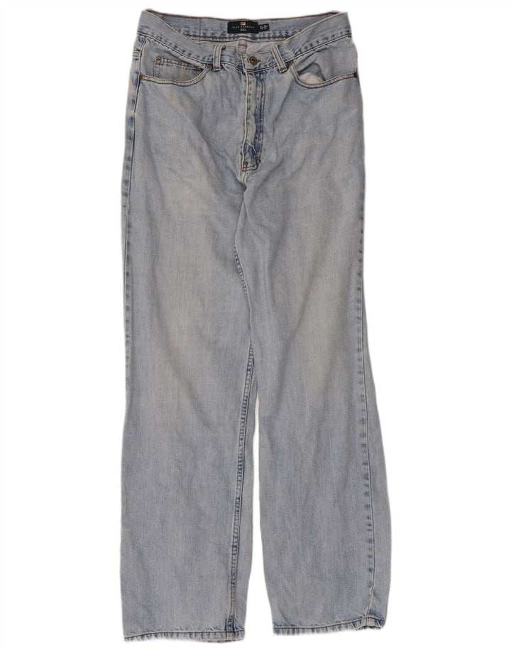 Calça jeans masculina Marks & Spencer Blue Harbor solta W32 L31 algodão