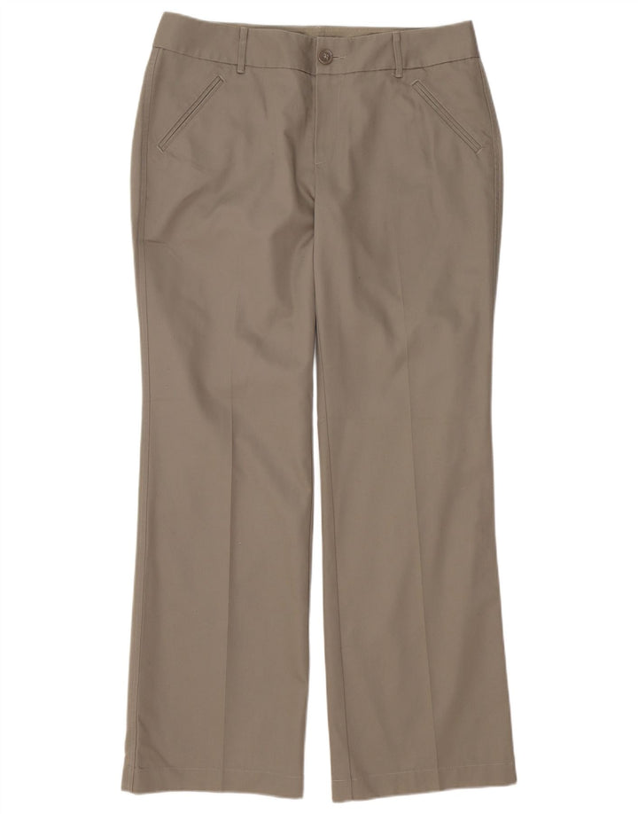 EDDIE BAUER Calça feminina casual Blakely Fit EUA 12 grande W34 L34 cinza