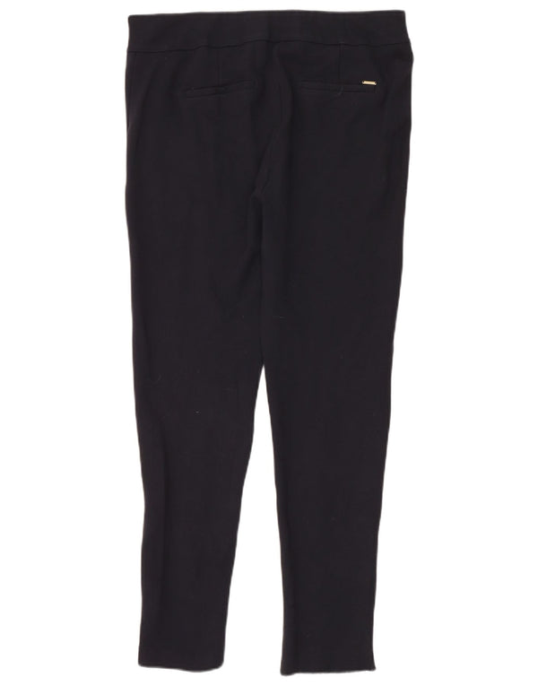 Calça casual justa feminina Marks & Spencer Reino Unido 16 grande W34 L28 preta