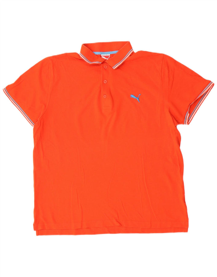 Camisa polo masculina Puma XL laranja