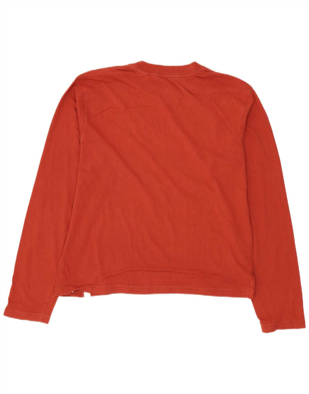 Timberland Mens Graphic Top Manga Longa Médio Algodão Vermelho