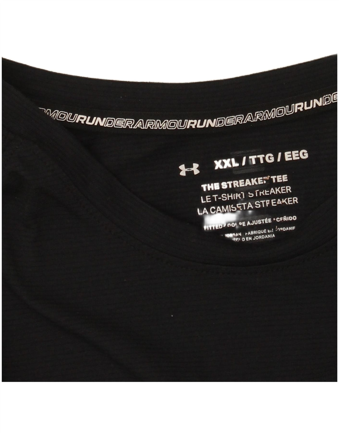Camiseta masculina Under Armour Top 2XL preta