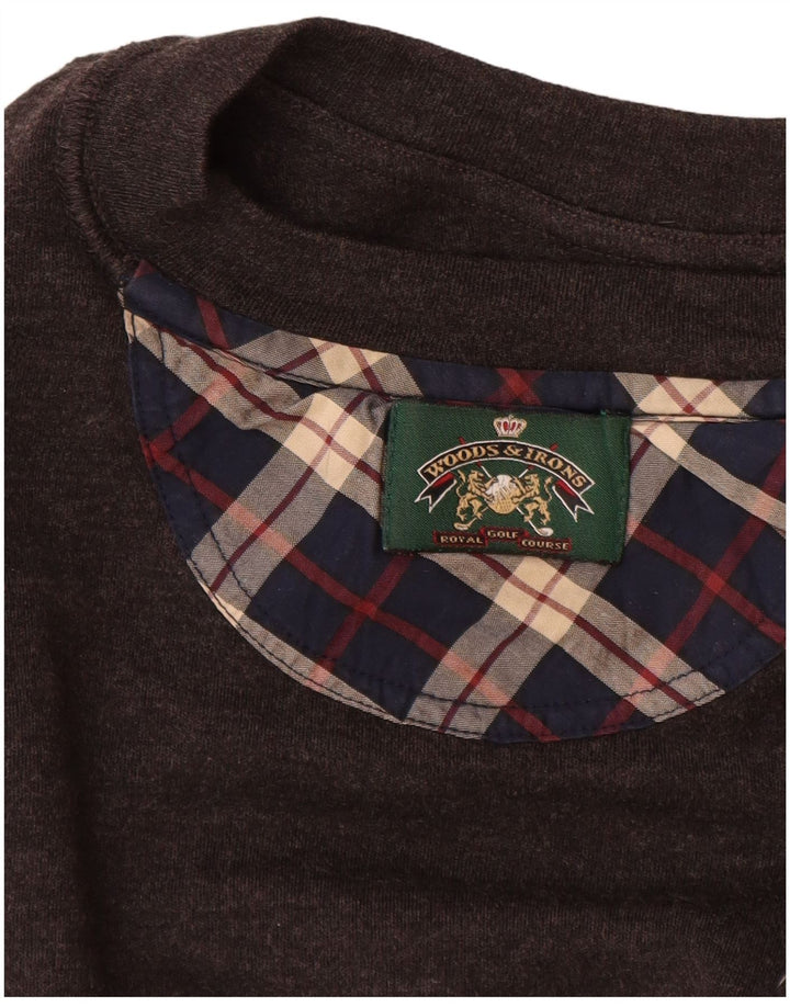 Moletom masculino WOODS & IRONS XL marrom