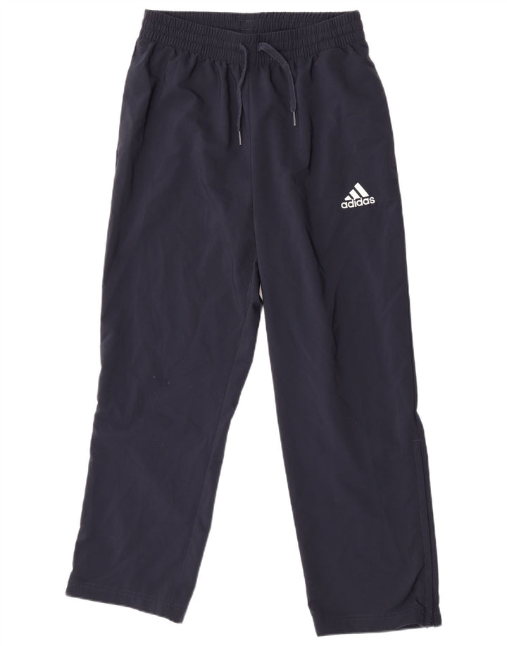 Calça de treino masculina Adidas médio azul marinho poliéster