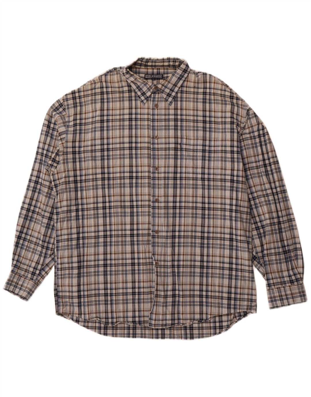 Camisa masculina LERROS XL algodão xadrez multicolorido