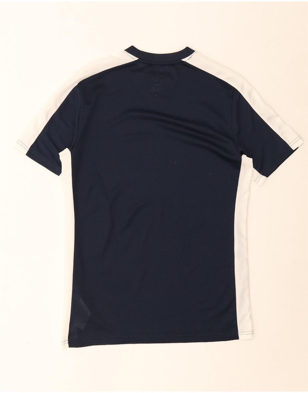 Camiseta masculina Nike Dri Fit Slim Top Médio Azul Marinho Colourblock Poliéster