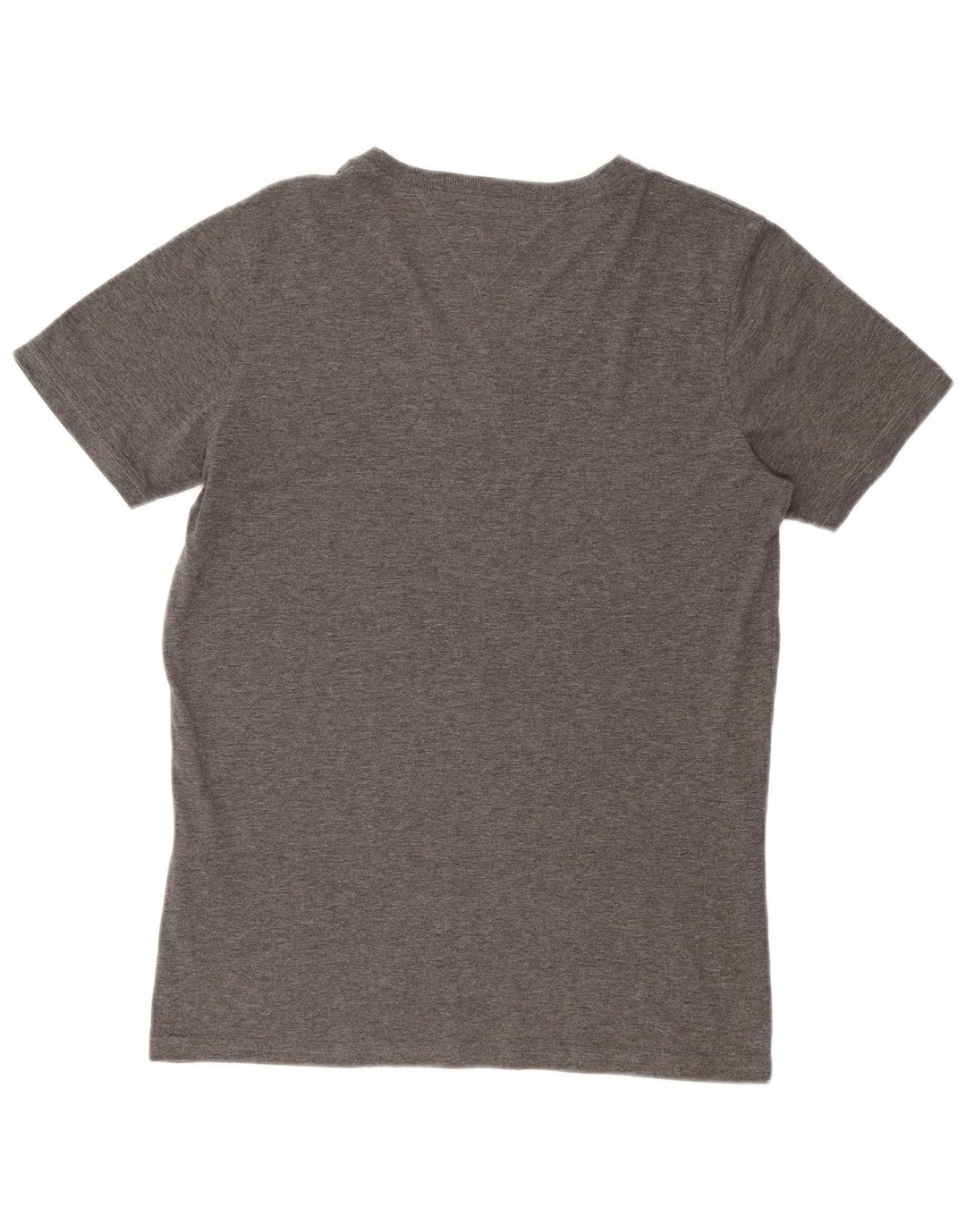 Camiseta masculina TOMMY HILFIGER de algodão cinza médio