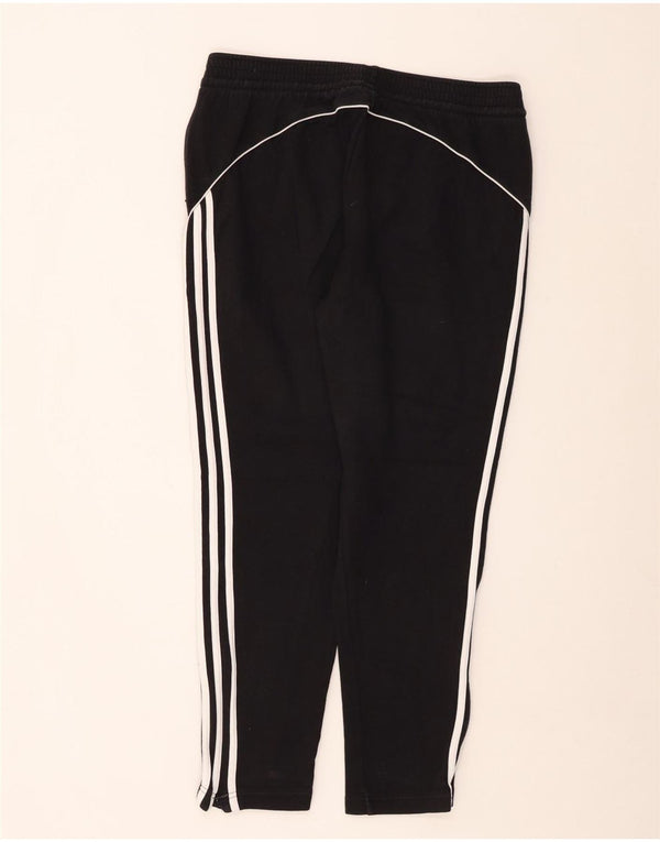 Calça de treino feminina ADIDAS UK 16/18 grande algodão preto