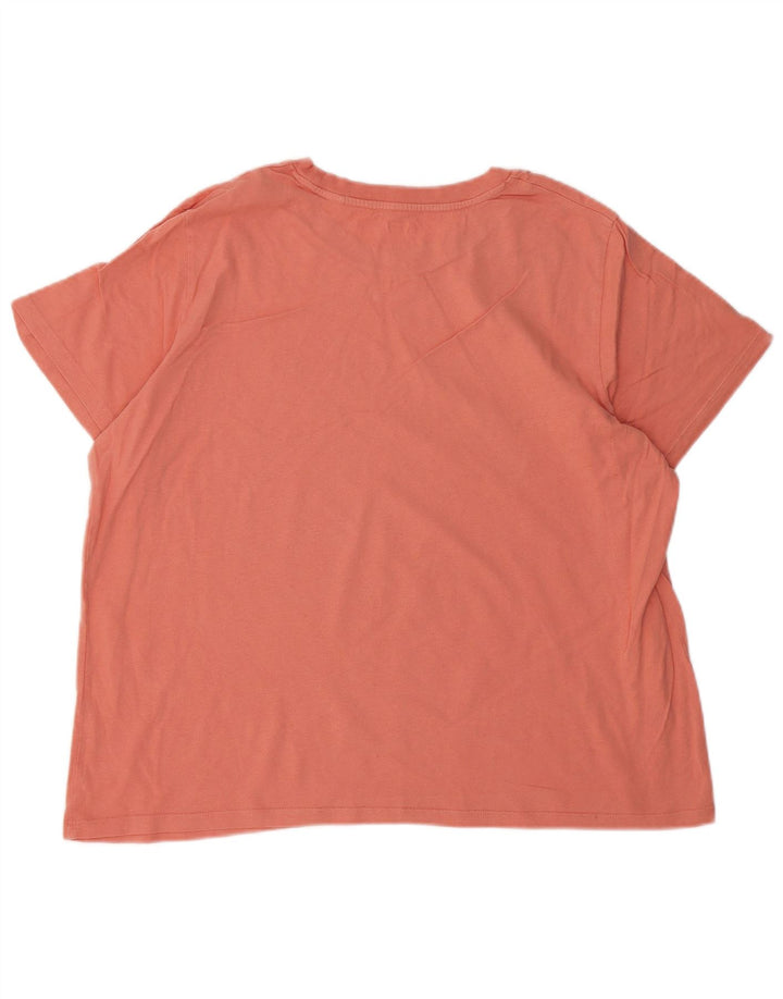 Camiseta feminina LEVI'S UK 18 XL algodão rosa