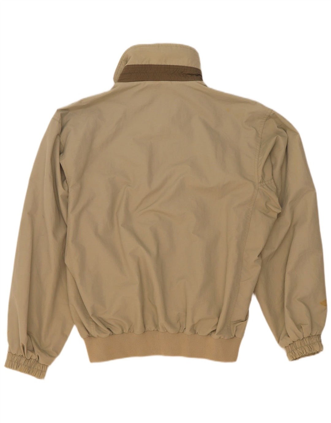 Jaqueta de chuva masculina Columbia UK 36 pequena bege nylon