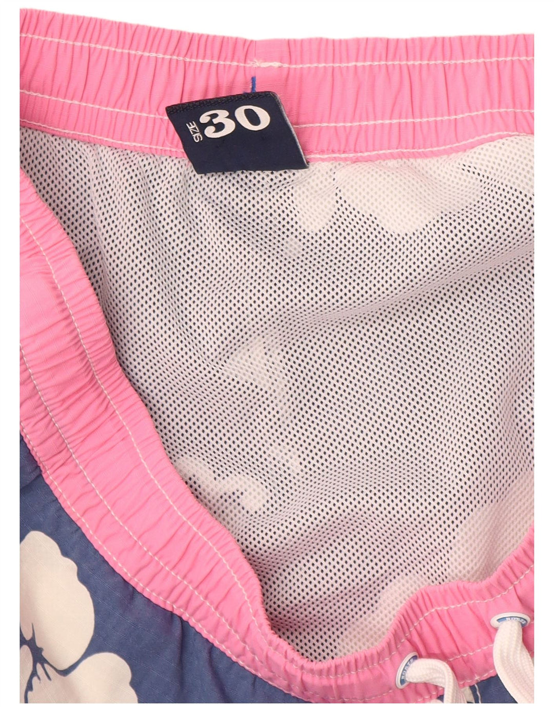 Shorts de natação feminino North Sails UK 14 poliamida floral azul médio