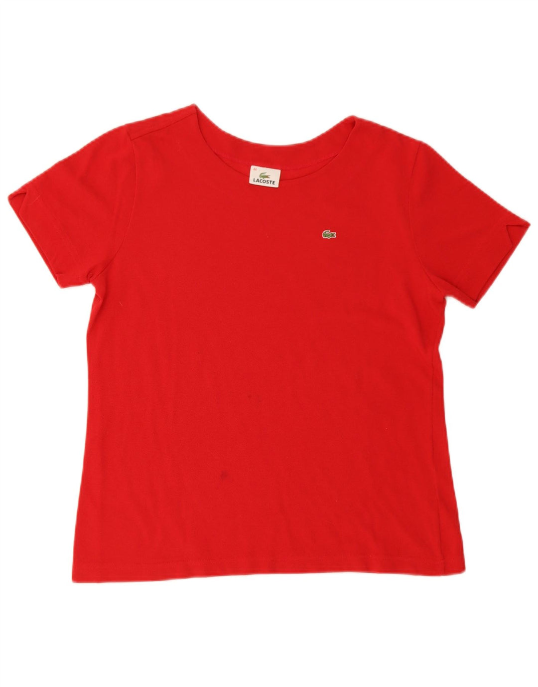Camiseta feminina LACOSTE tamanho superior 44 grande vermelho