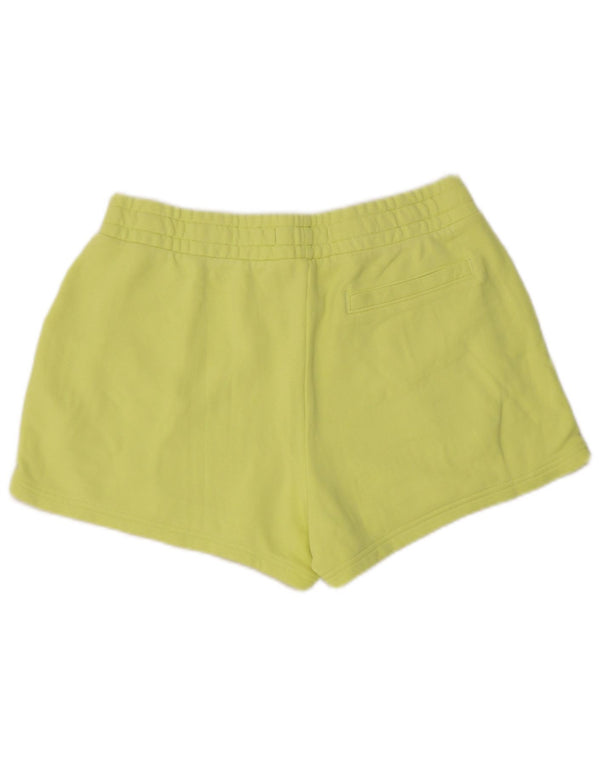 Tommy Hilfiger Womens Sport Shorts UK 14 Medium  Green Cotton