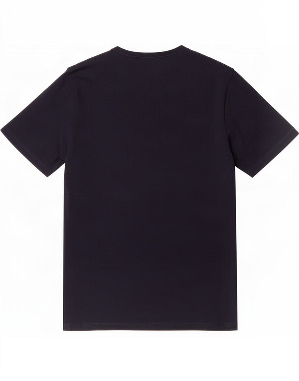 Hugo Boss Mens T-Shirt Top Pequeno Algodão Azul Marinho