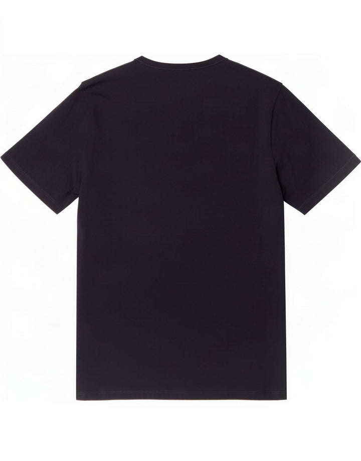 Hugo Boss Mens T-Shirt Top Pequeno Algodão Azul Marinho