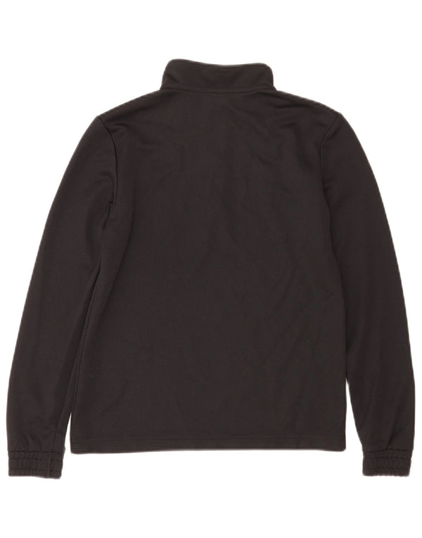 Suéter Adidas Menino Aeroready Zip Neck 11-12 Anos Preto