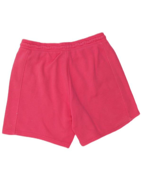 Shorts esportivos femininos Adidas UK 12/14 médio rosa algodão