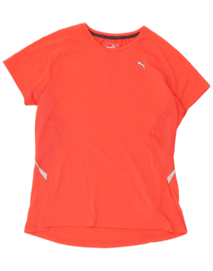 Camiseta feminina Puma UK 14 grande poliéster vermelho
