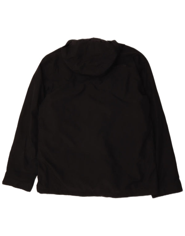 The North Face Mens Hooded Windbreaker Jacket UK 42 XL Black Polyester