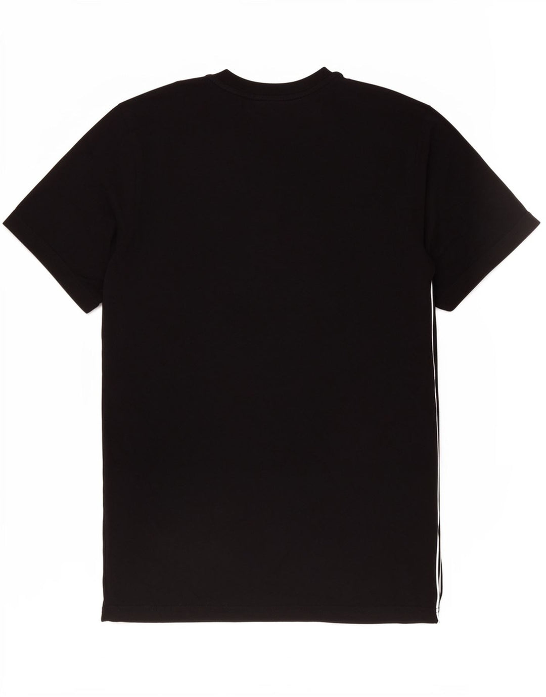 Adidas Mens Camiseta Top Médio Algodão Preto