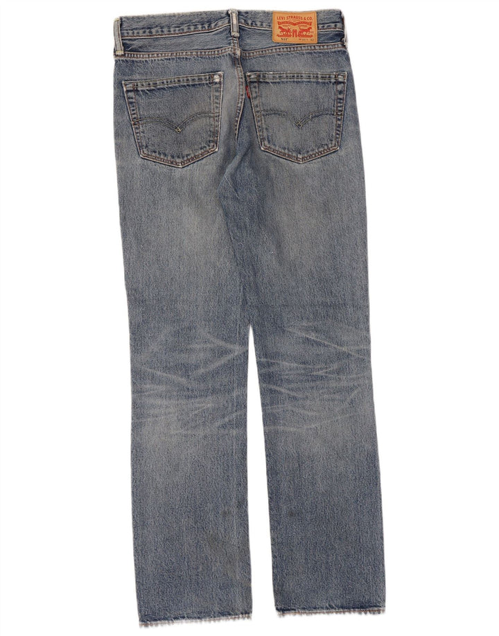 Calça Jeans Levis 511 Slim Masculina W31 L32 Azul Algodão