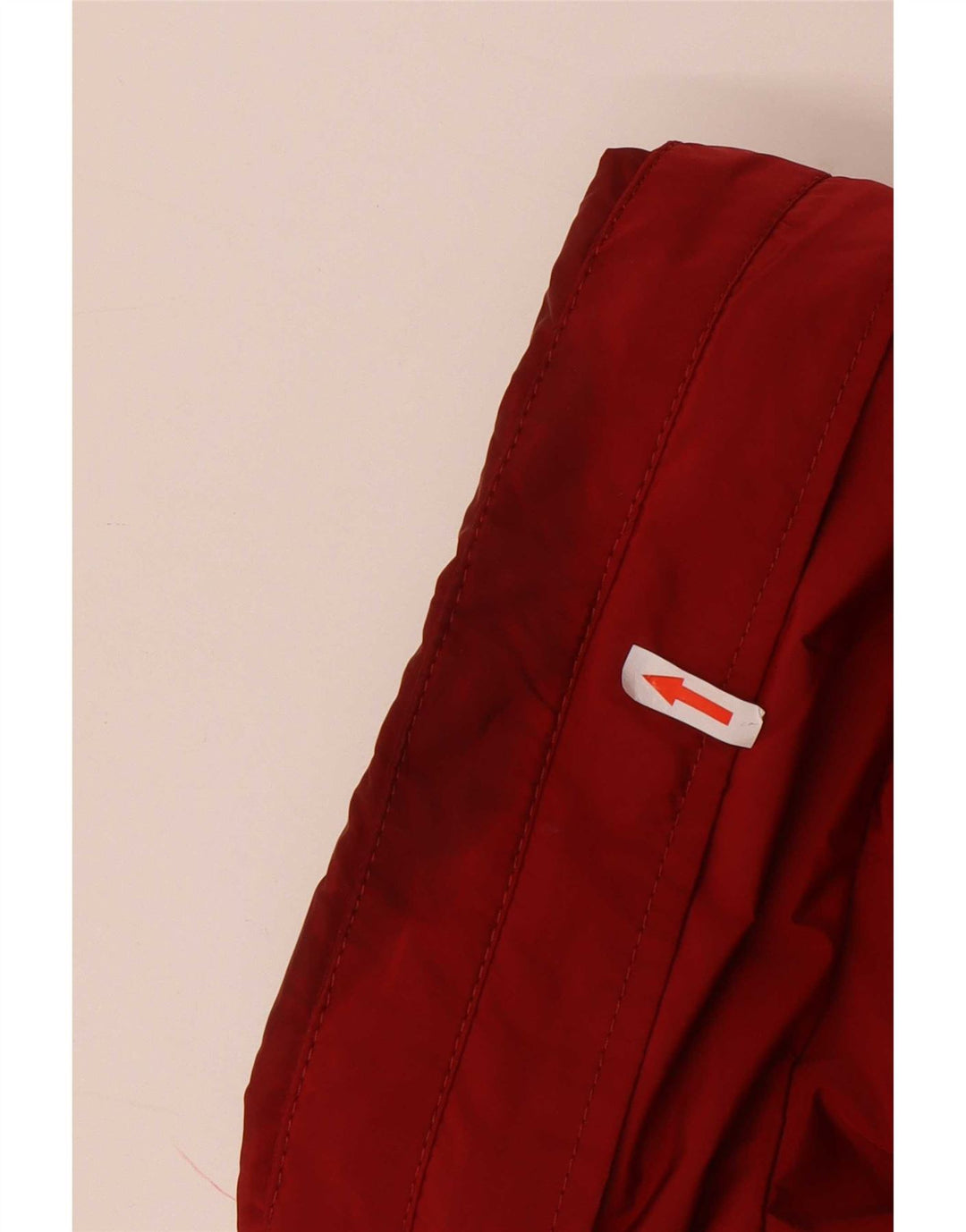 Jaqueta acolchoada com capuz masculina Zara UK 44 2XL poliéster vermelho